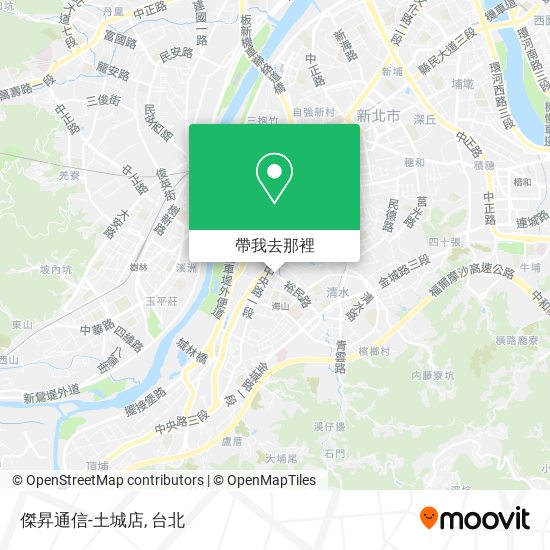 傑昇通信-土城店地圖