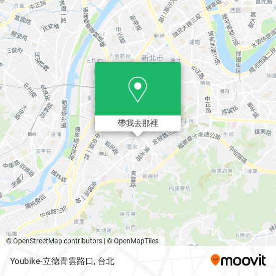 Youbike-立德青雲路口地圖