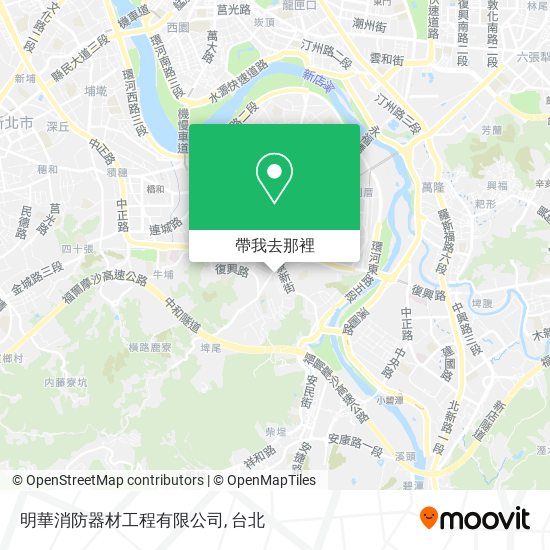 明華消防器材工程有限公司地圖