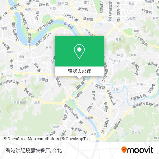 香港洪記燒臘快餐店地圖