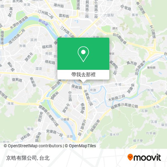 京晧有限公司地圖