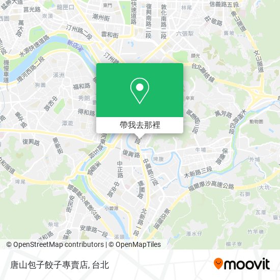 唐山包子餃子專賣店地圖