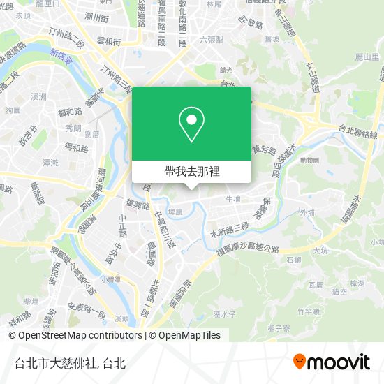 台北市大慈佛社地圖