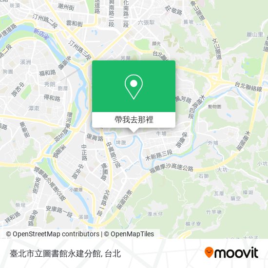 臺北市立圖書館永建分館地圖