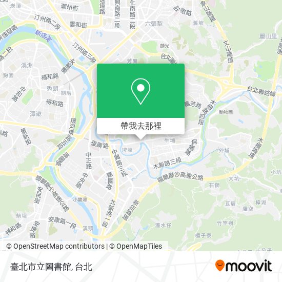 臺北市立圖書館地圖