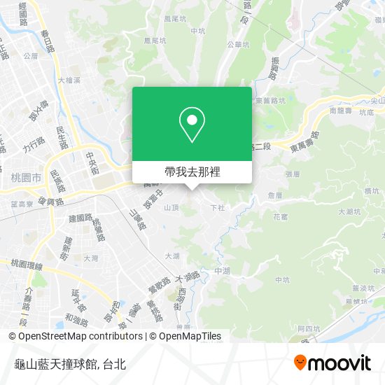 龜山藍天撞球館地圖