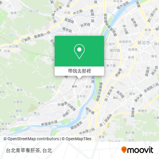 台北青草養肝茶地圖