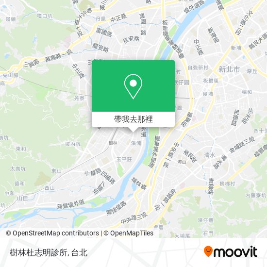 樹林杜志明診所地圖