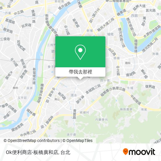 Ok便利商店-板橋廣和店地圖