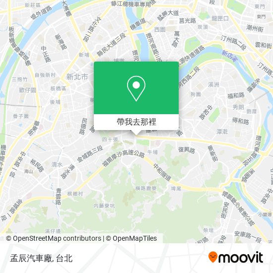 孟辰汽車廠地圖