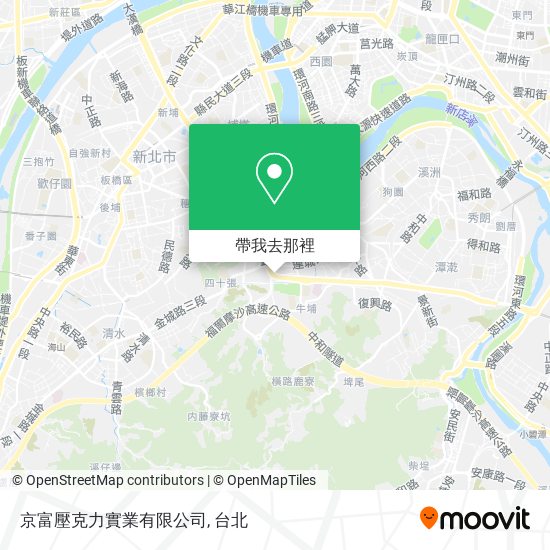 京富壓克力實業有限公司地圖