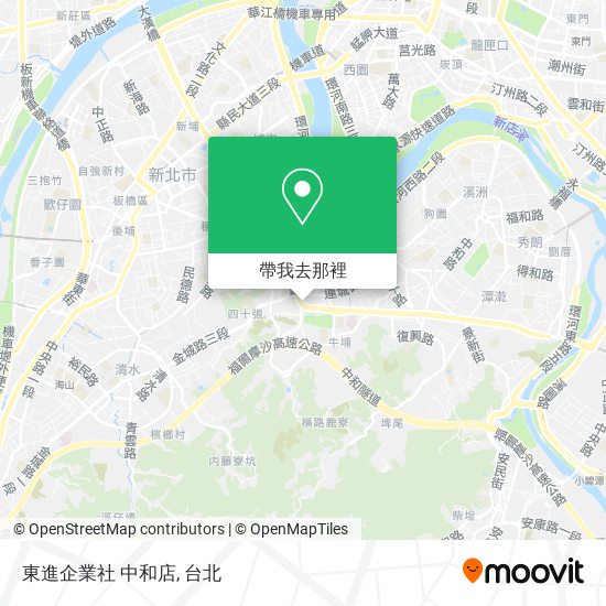 東進企業社 中和店地圖