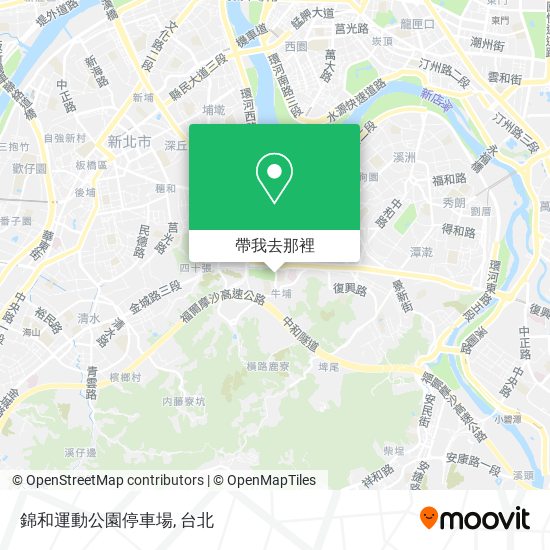 錦和運動公園停車場地圖