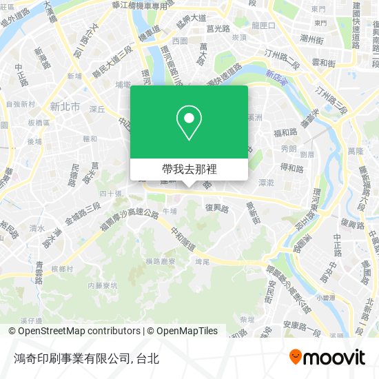 鴻奇印刷事業有限公司地圖