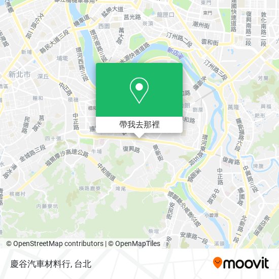 慶谷汽車材料行地圖