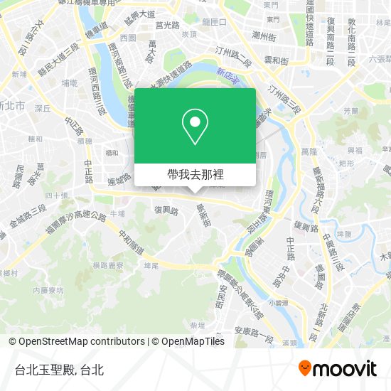 台北玉聖殿地圖