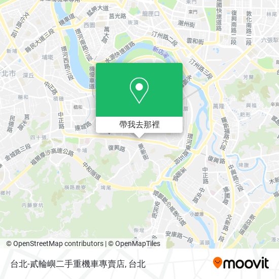 台北-貳輪嶼二手重機車專賣店地圖