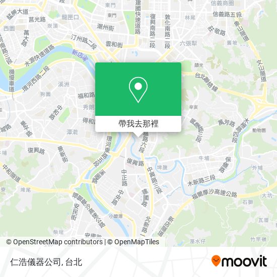 仁浩儀器公司地圖