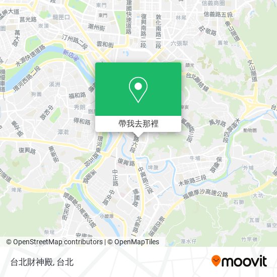 台北財神殿地圖