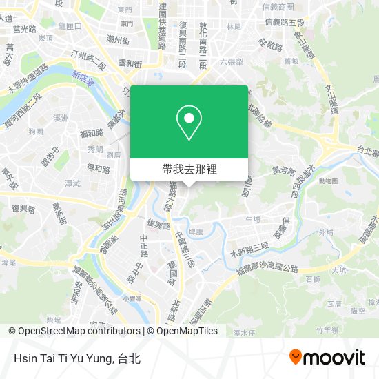 Hsin Tai Ti Yu Yung地圖