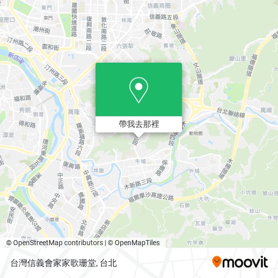 台灣信義會家家歌珊堂地圖