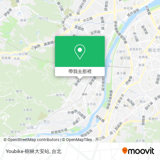 Youbike-樹林大安站地圖