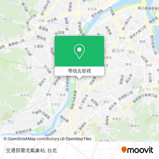 交通部臺北氣象站地圖