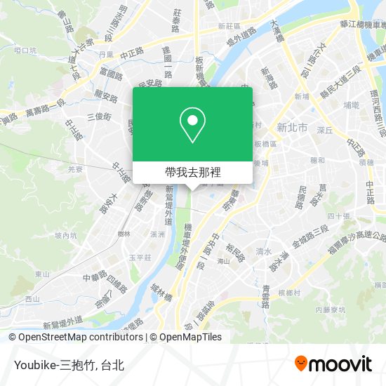 Youbike-三抱竹地圖