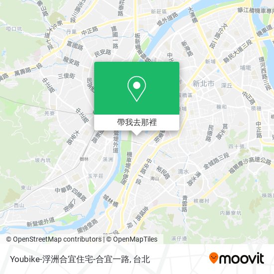Youbike-浮洲合宜住宅-合宜一路地圖