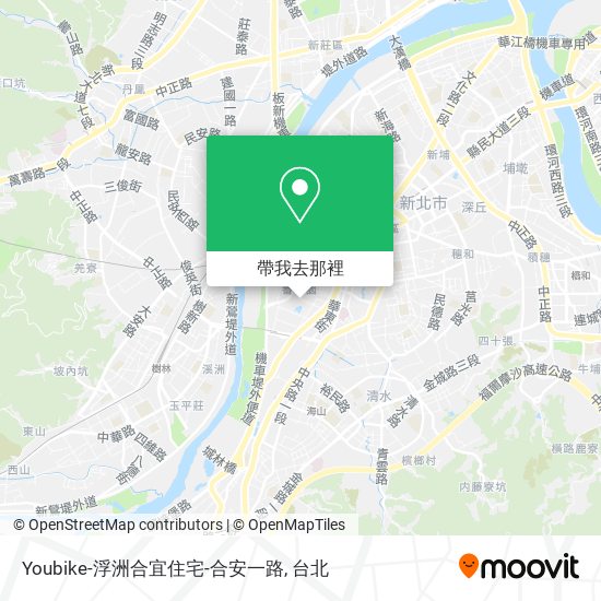 Youbike-浮洲合宜住宅-合安一路地圖