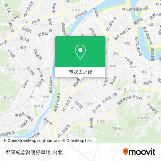 亞東紀念醫院停車場地圖
