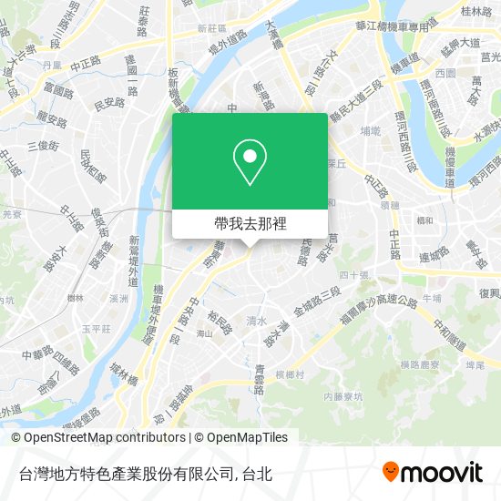台灣地方特色產業股份有限公司地圖