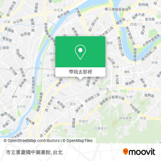 市立重慶國中圖書館地圖