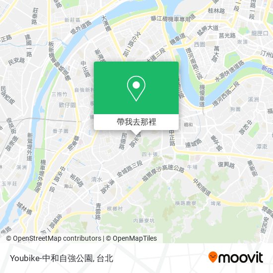 Youbike-中和自強公園地圖