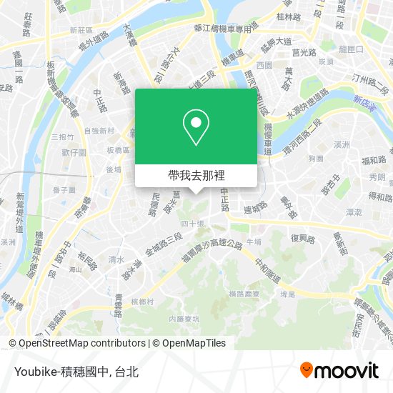 Youbike-積穗國中地圖
