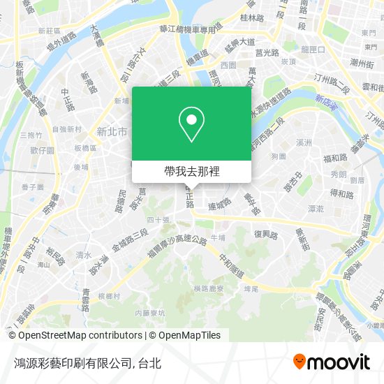鴻源彩藝印刷有限公司地圖