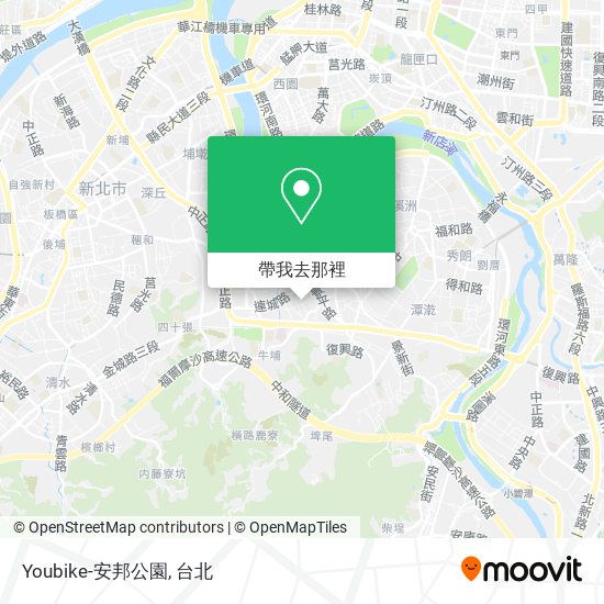 Youbike-安邦公園地圖