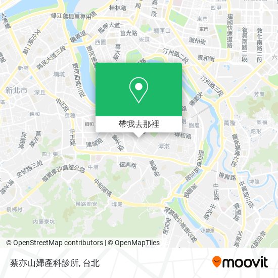 蔡亦山婦產科診所地圖