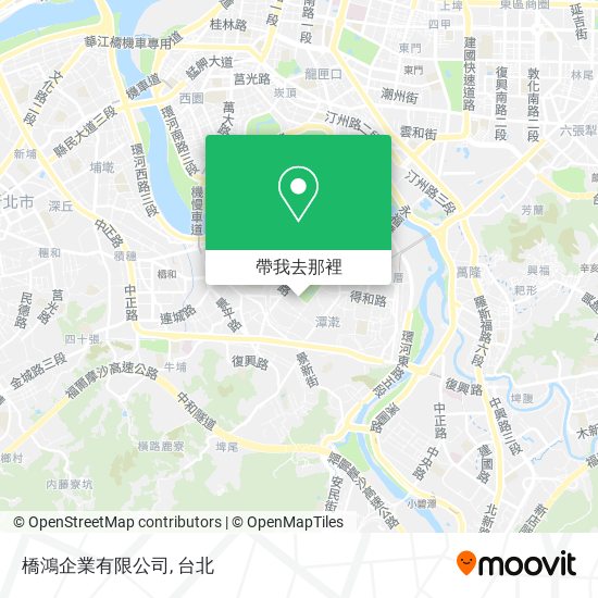 橋鴻企業有限公司地圖