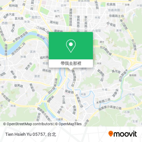 Tien Hsieh Yu 05757地圖