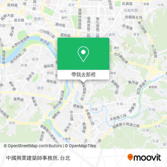 中國興業建築師事務所地圖