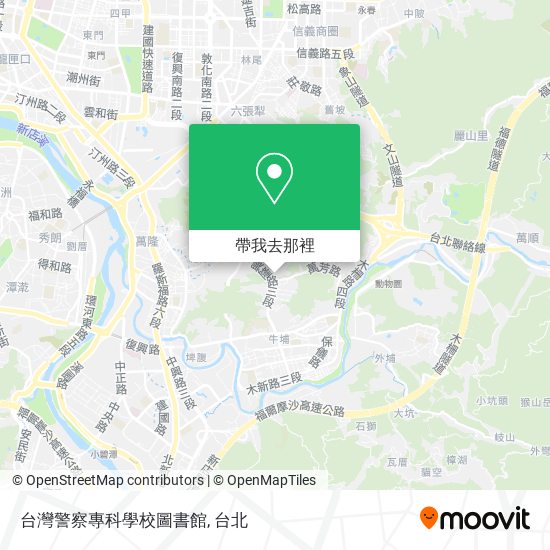 台灣警察專科學校圖書館地圖