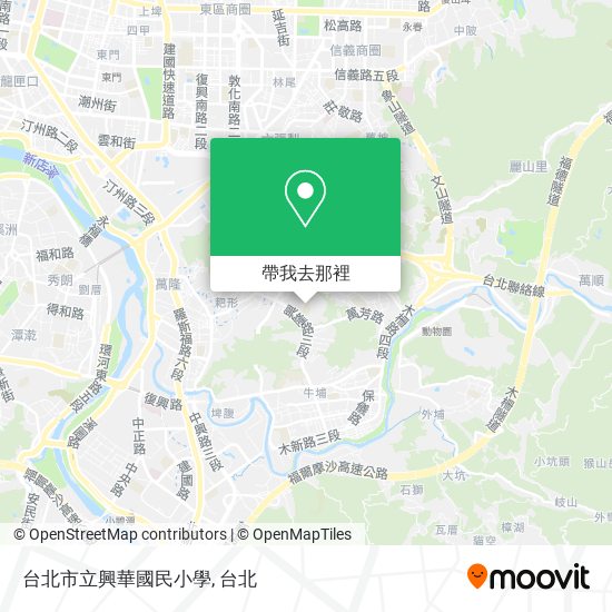 台北市立興華國民小學地圖
