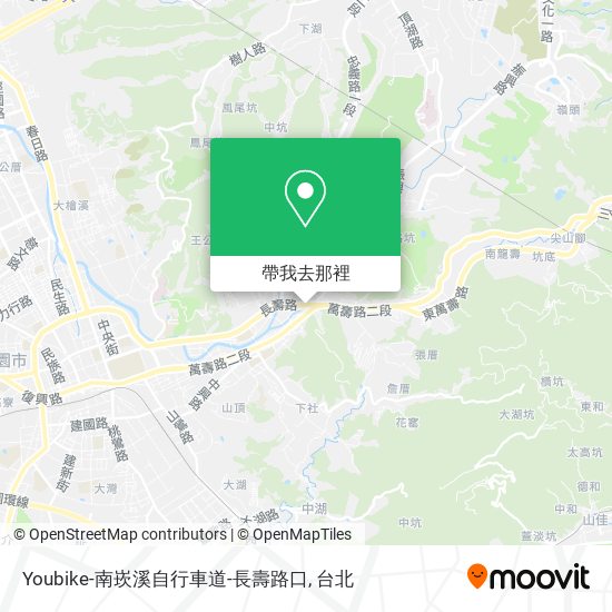 Youbike-南崁溪自行車道-長壽路口地圖