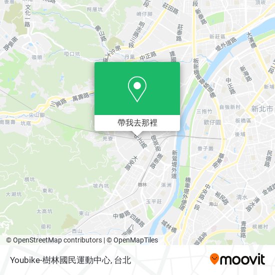 Youbike-樹林國民運動中心地圖
