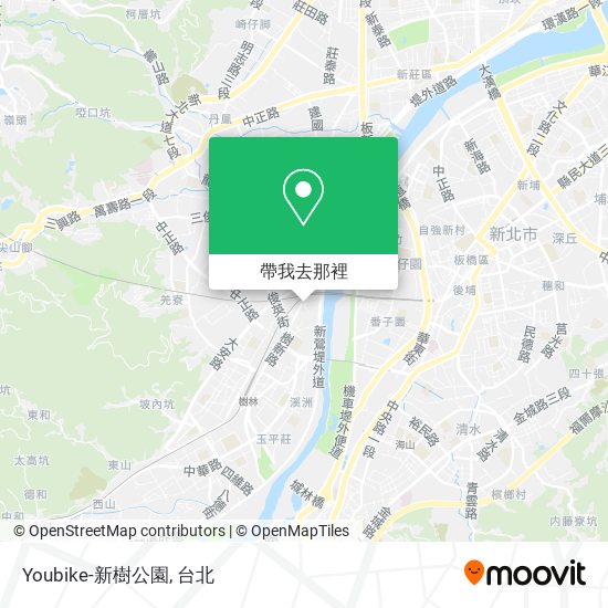 Youbike-新樹公園地圖