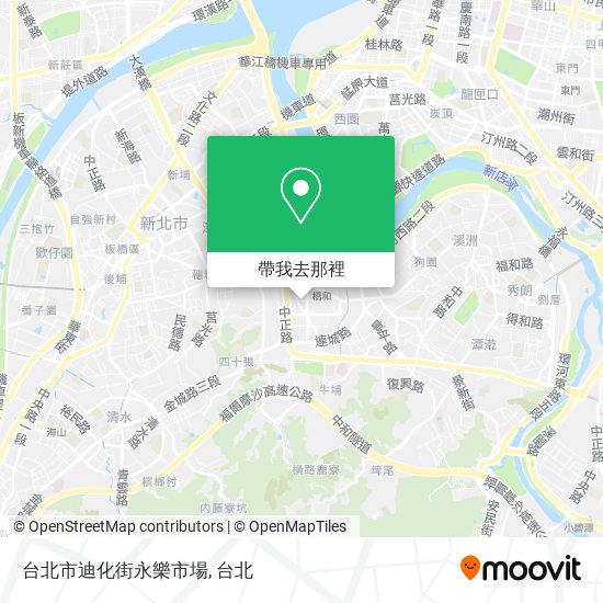 台北市迪化街永樂市場地圖