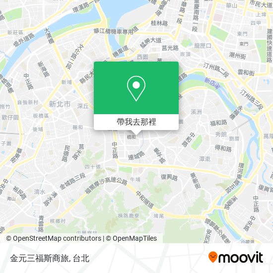 金元三福斯商旅地圖