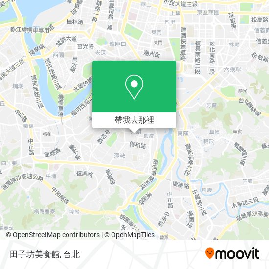 田子坊美食館地圖