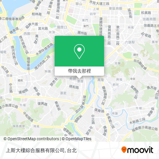 上斯大樓綜合服務有限公司地圖